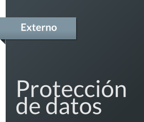 Externo Protección  de datos